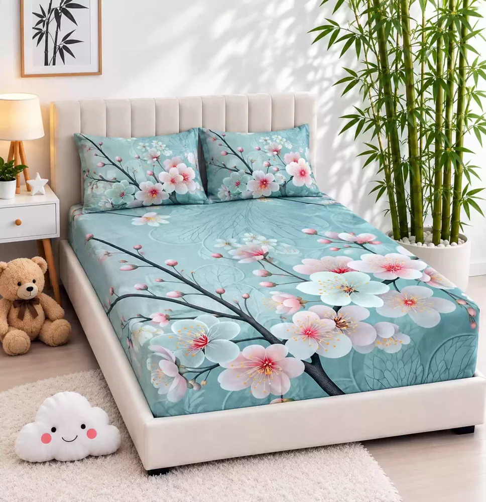 Home Tex King Size Cotton Bed Sheet