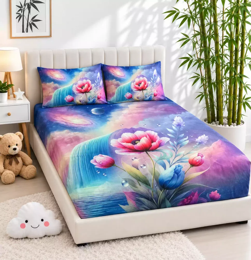 Home Tex King Size Cotton Bed Sheet