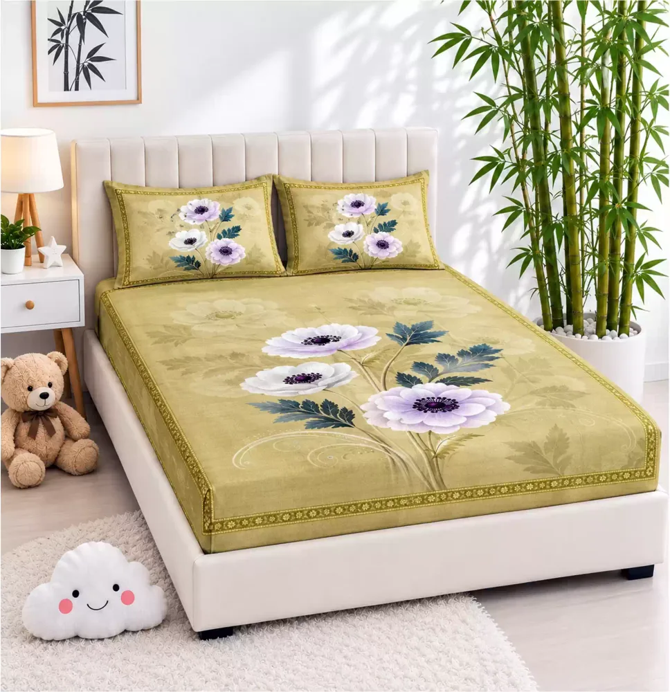 Home Tex King Size Cotton Bed Sheet